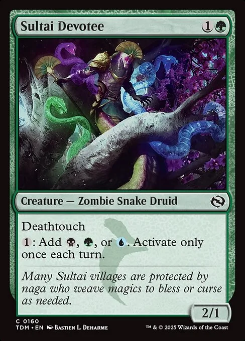 Sultai Devotee · Tarkir: Dragonstorm 160/427