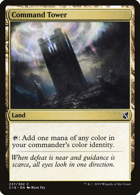 Command Tower · Commander 2019 237/302