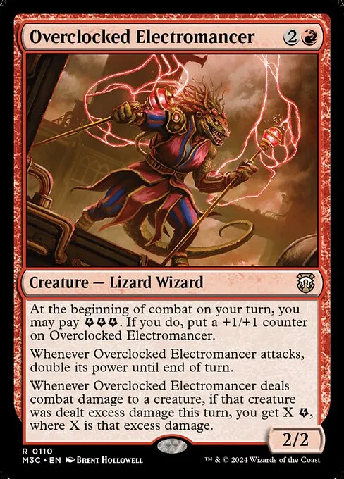 Overclocked Electromancer · Modern Horizons 3 Commander 110/398