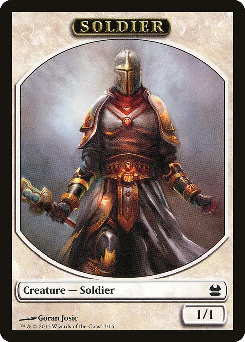 Soldier · Modern Masters Tokens 3/16
