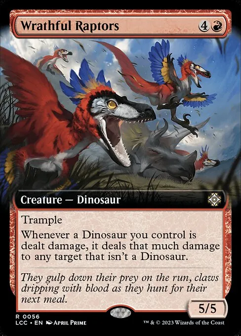 Wrathful Raptors · The Lost Caverns of Ixalan Commander 56/370