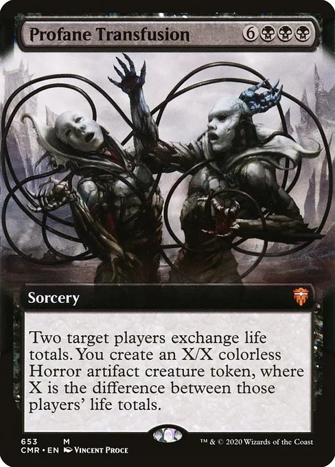 Profane Transfusion · Commander Legends 653/718