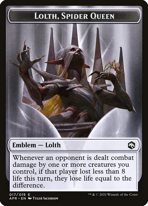 Lolth, Spider Queen Emblem · Adventures in the Forgotten Realms Tokens 17/22