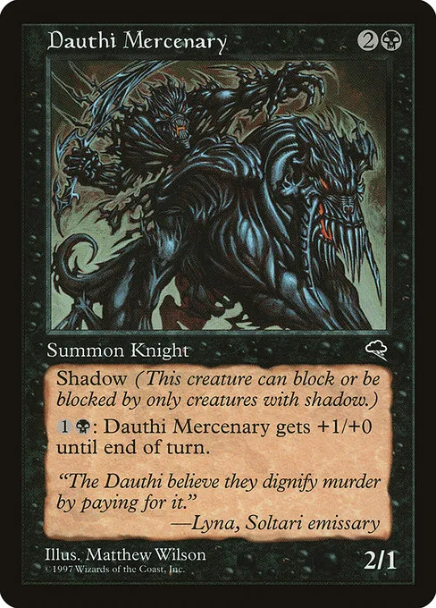 Dauthi Mercenary · Tempest 124/350