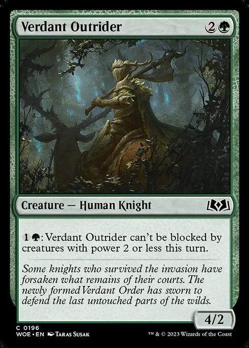 Verdant Outrider · Wilds of Eldraine 196/381