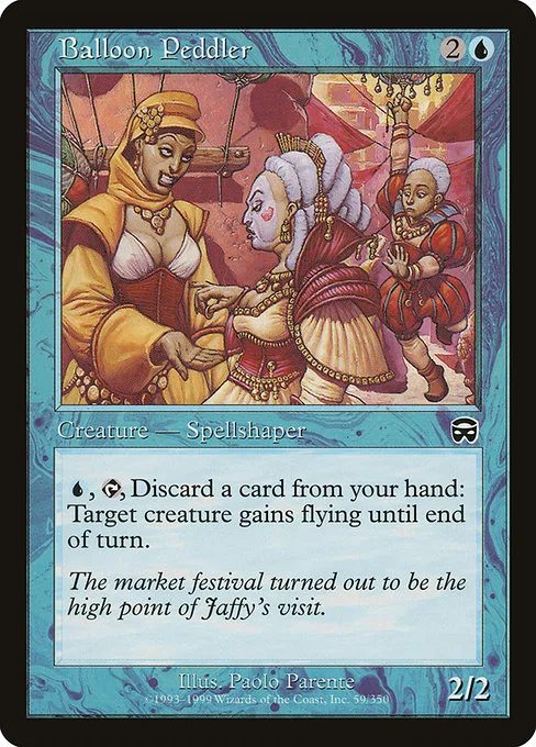 Balloon Peddler · Mercadian Masques 59/350