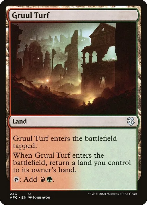 Gruul Turf · Forgotten Realms Commander 243/331