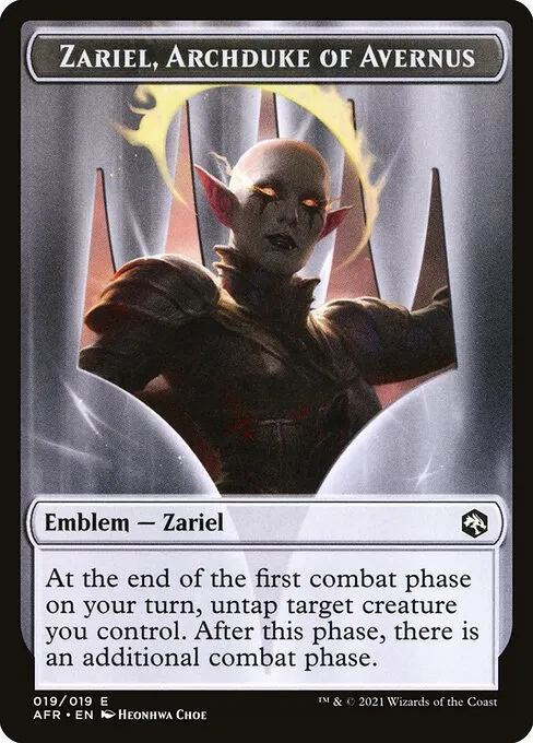 Zariel, Archduke of Avernus Emblem · Adventures in the Forgotten Realms Tokens 19/22