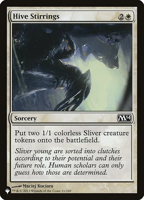 Hive Stirrings · The List M14-21/5050