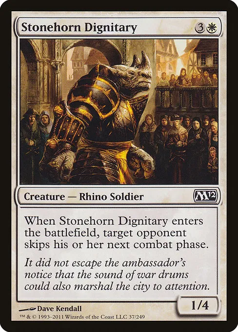 Stonehorn Dignitary · Magic 2012 37/249