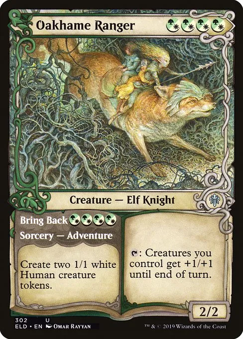 Oakhame Ranger // Bring Back · Throne of Eldraine 302/398