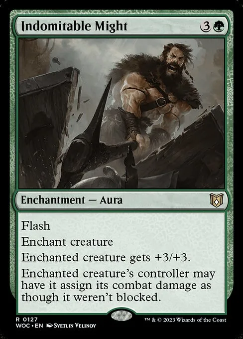 Indomitable Might · Wilds of Eldraine Commander 127/173