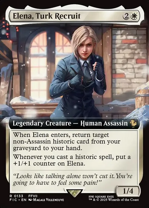 Elena, Turk Recruit · Final Fantasy Commander 133/486