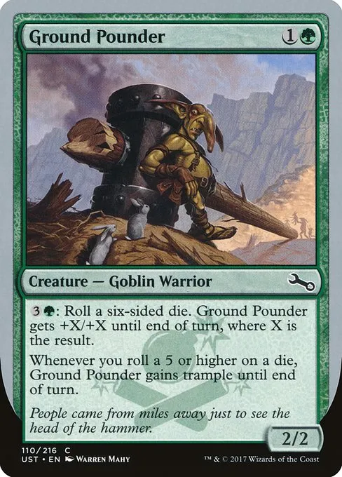 Ground Pounder · Unstable 110/268