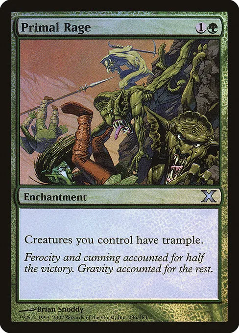 Primal Rage · Tenth Edition 286★/510