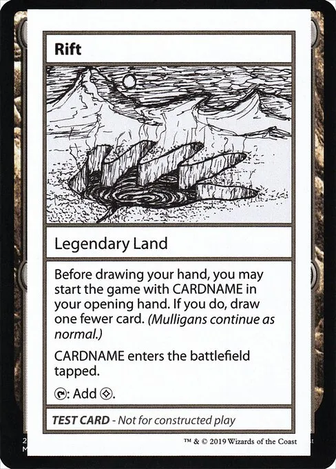 Rift · Mystery Booster Playtest Cards 2021 119/121