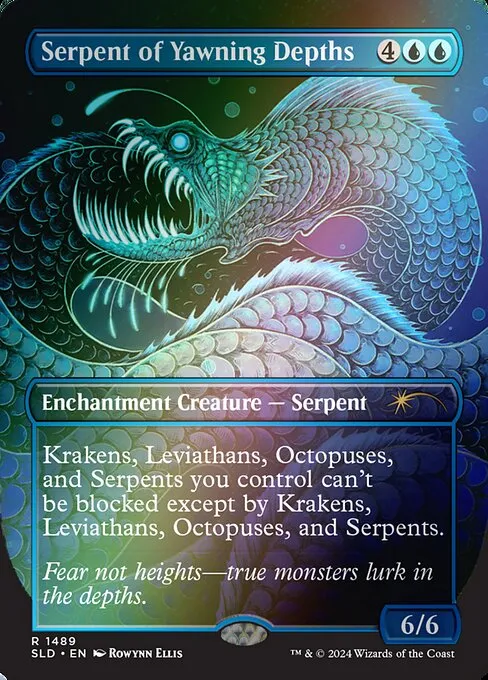 Serpent of Yawning Depths · Secret Lair Drop 1489★/2547