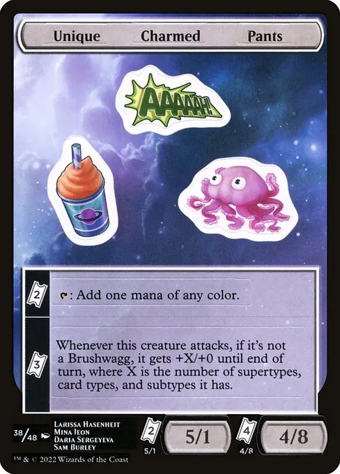 Unique Charmed Pants · Unfinity Sticker Sheets 38/48