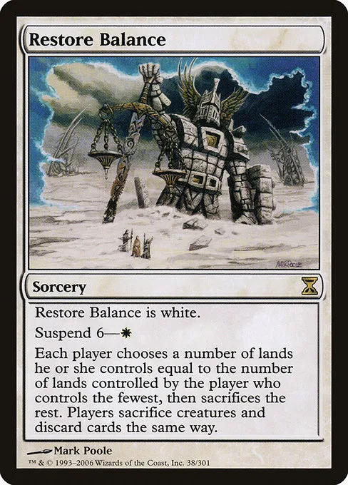 Restore Balance · Time Spiral 38/301