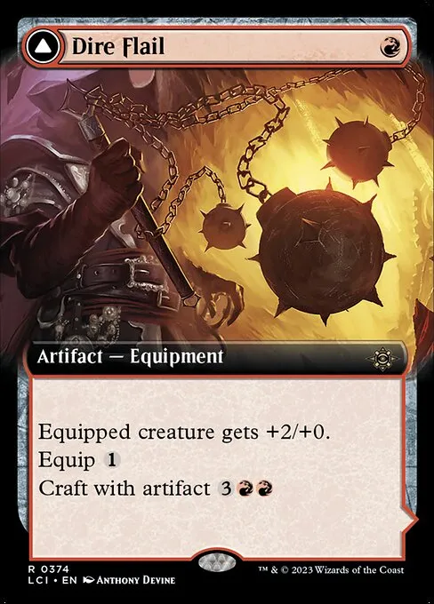 Dire Flail // Dire Blunderbuss · The Lost Caverns of Ixalan 374/416