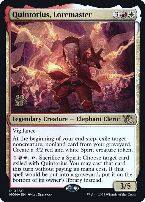 Quintorius, Loremaster · March of the Machine Promos 250s/144