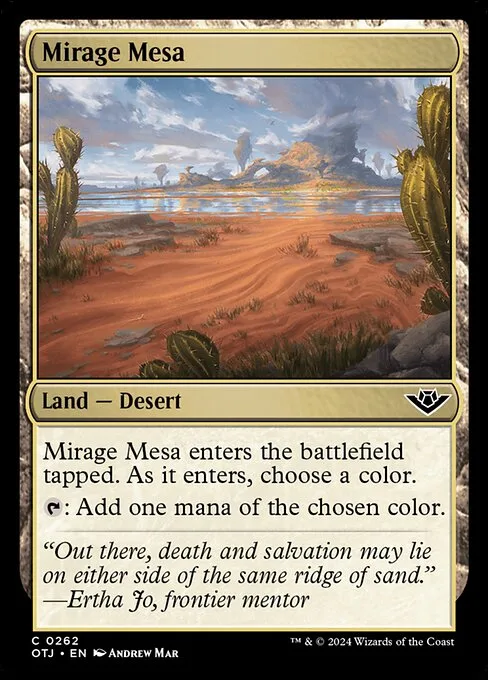 Mirage Mesa · Outlaws of Thunder Junction 262/374