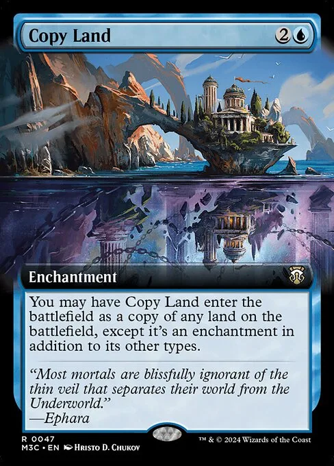 Copy Land · Modern Horizons 3 Commander 47/398