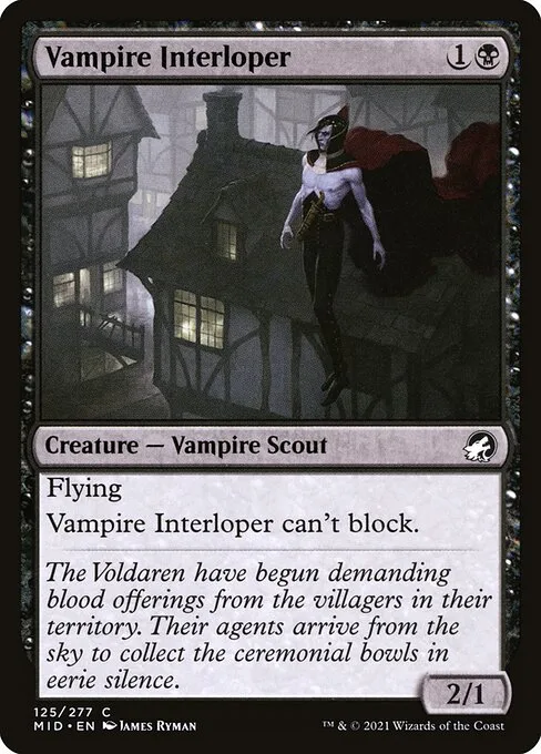 Vampire Interloper · Innistrad: Midnight Hunt 125/399