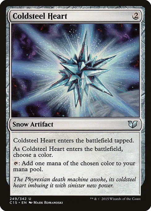 Coldsteel Heart · Commander 2015 249/342