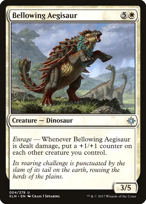 Bellowing Aegisaur · Ixalan 4/289
