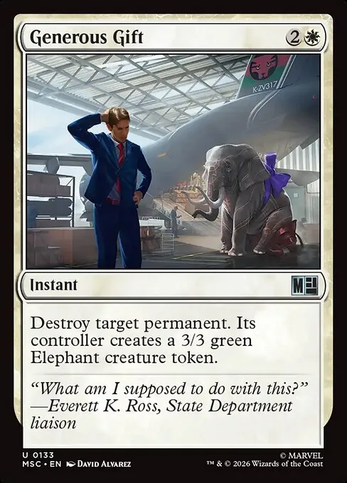 Generous Gift · Marvel Super Heroes Commander 133/9