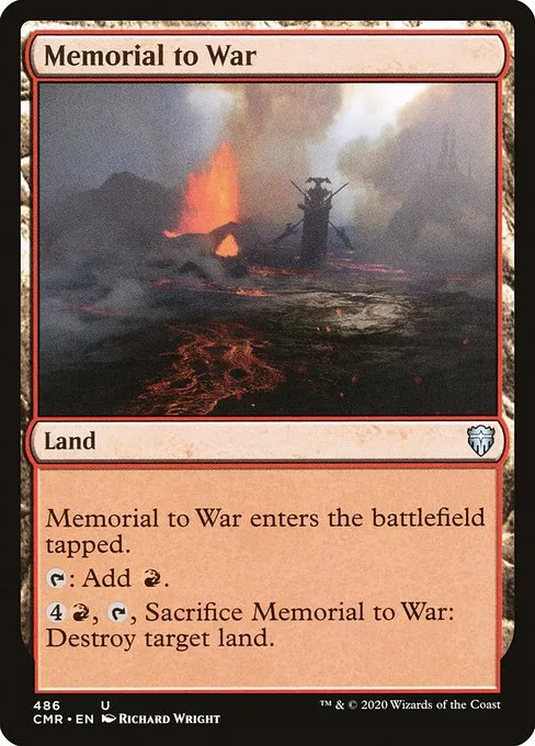 Memorial to War · Commander Legends 486/718