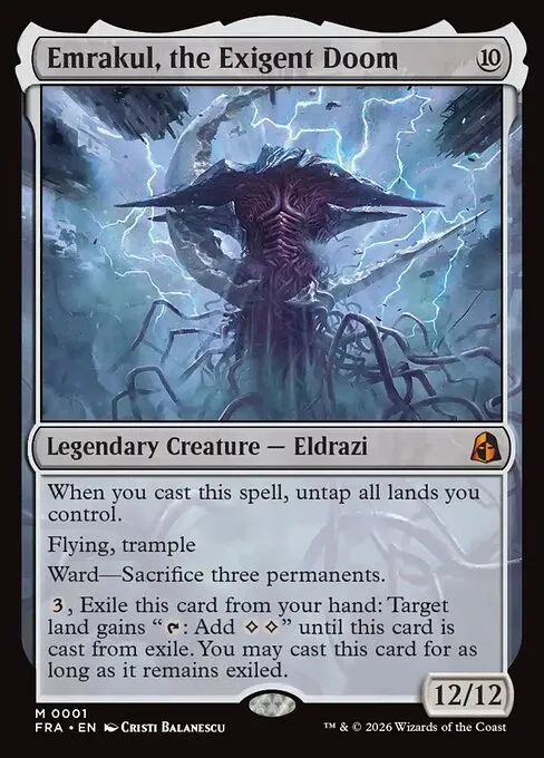 Emrakul, the Exigent Doom · Reality Fracture 1/7
