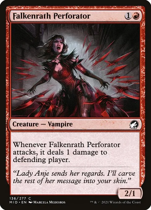Falkenrath Perforator · Innistrad: Midnight Hunt 136/399