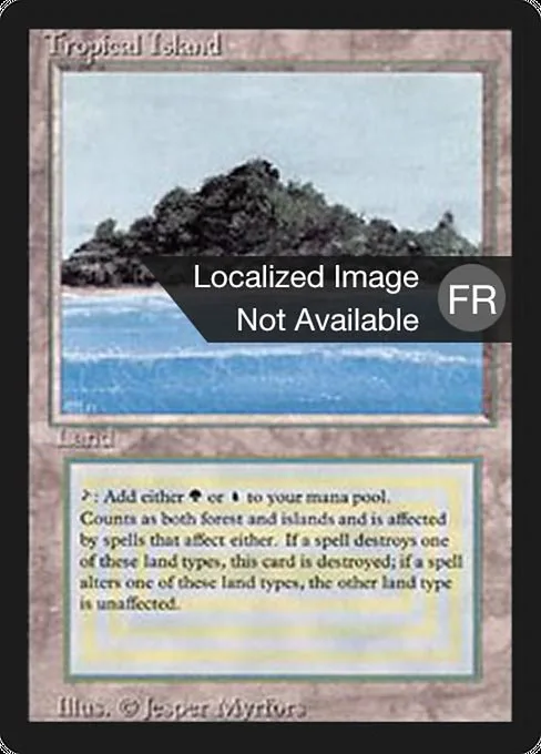 Tropical Island · Foreign Black Border 288/307