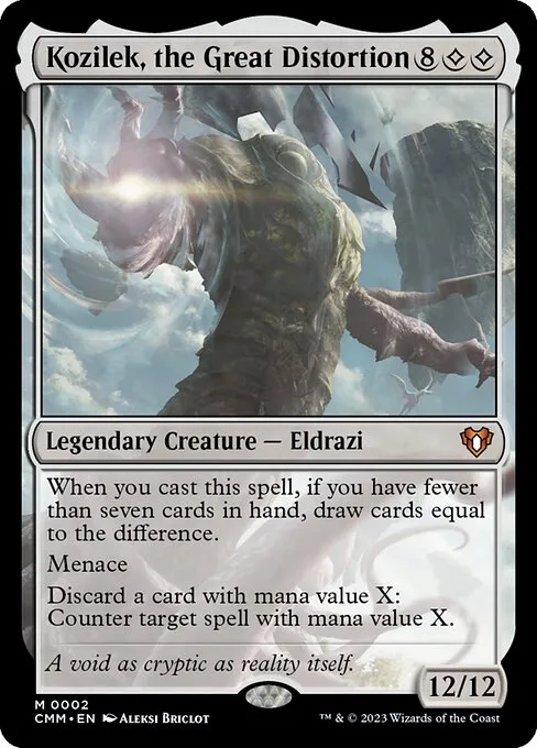 Kozilek, the Great Distortion · Commander Masters 2/1067