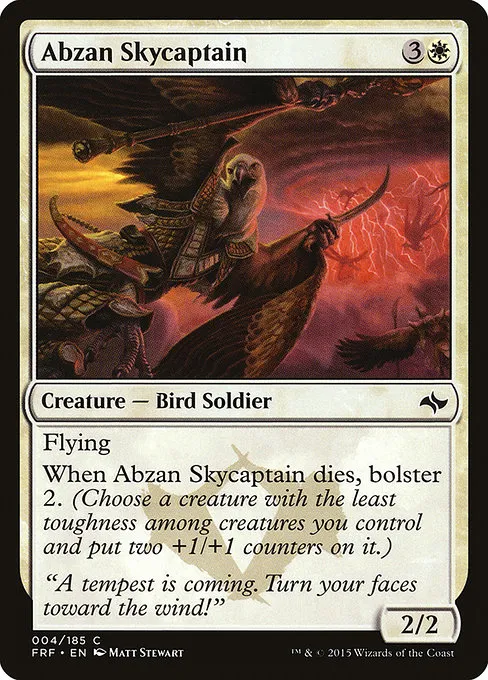 Abzan Skycaptain · Fate Reforged 4/191
