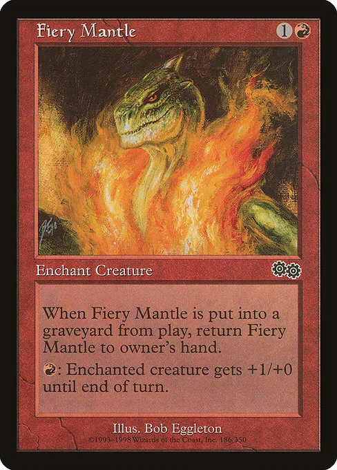 Fiery Mantle · Urza's Saga 186/357