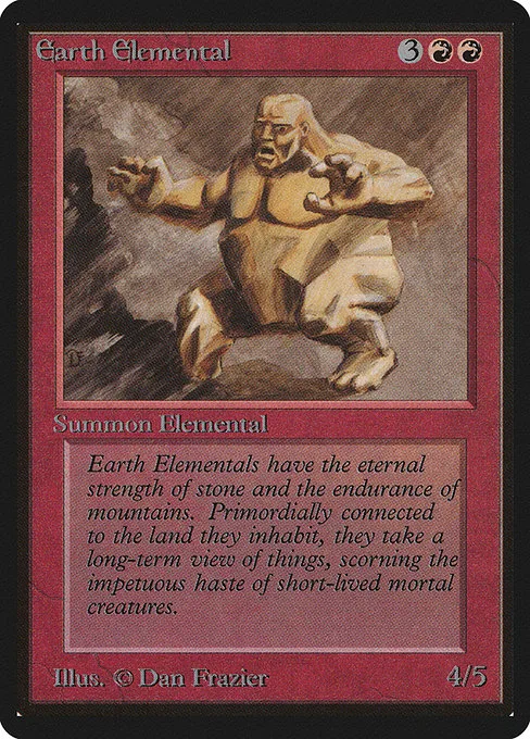 Earth Elemental · Limited Edition Beta 145/302