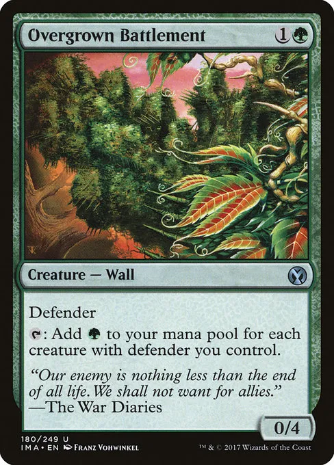 Overgrown Battlement · Iconic Masters 180/249
