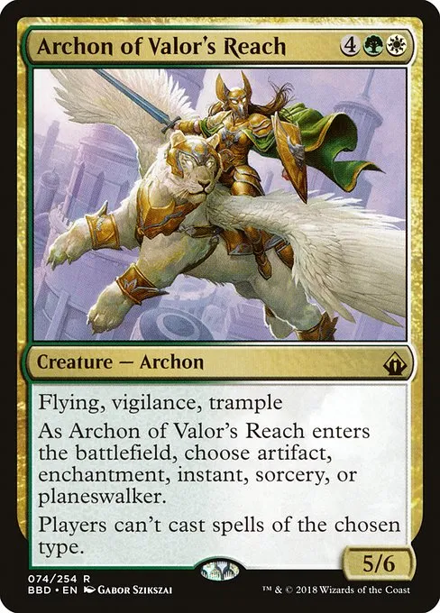 Archon of Valor's Reach · Battlebond 74/256