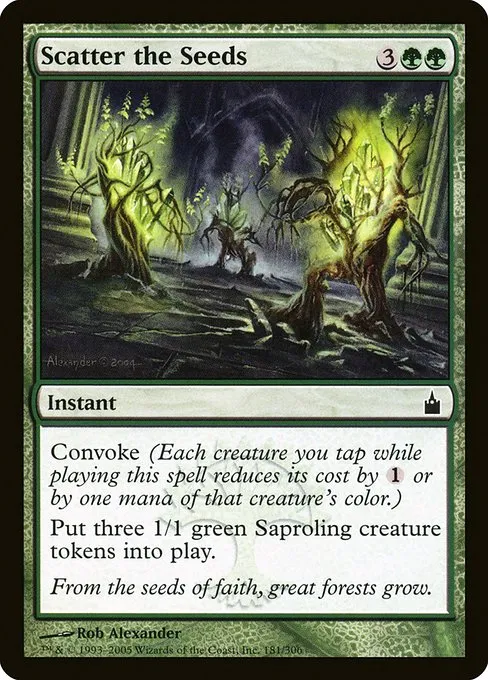 Scatter the Seeds · Ravnica: City of Guilds 181/306