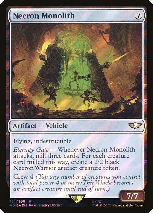 Necron Monolith · Warhammer 40,000 Commander 161★/617
