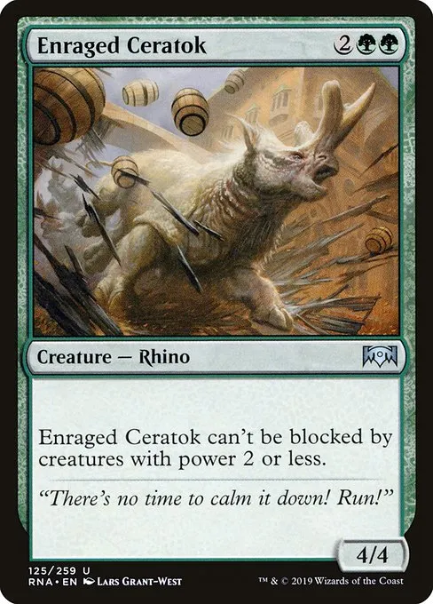 Enraged Ceratok · Ravnica Allegiance 125/273
