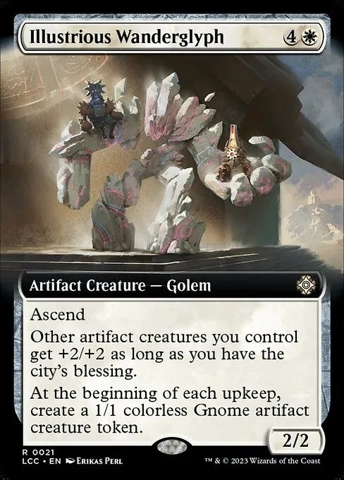Illustrious Wanderglyph · The Lost Caverns of Ixalan Commander 21/370