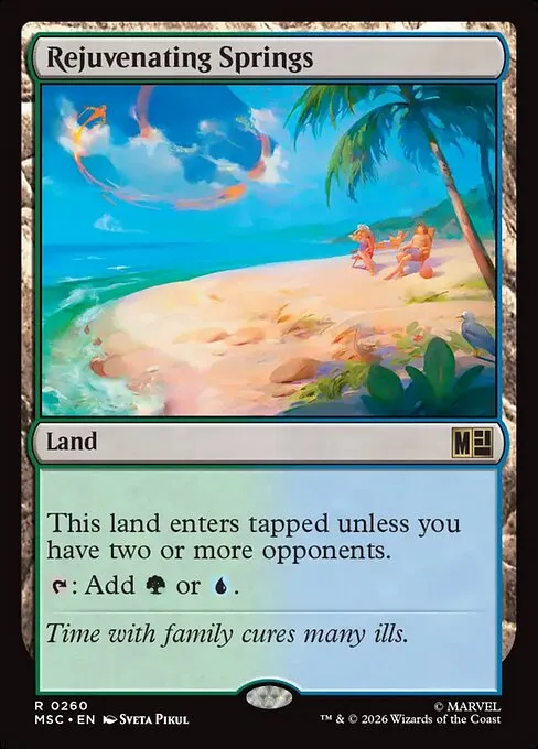 Rejuvenating Springs · Marvel Super Heroes Commander 260/9