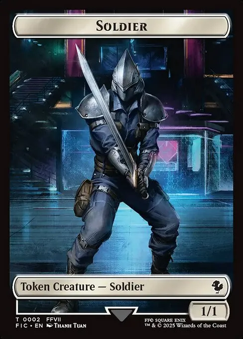Soldier · Final Fantasy Commander Tokens 2/11