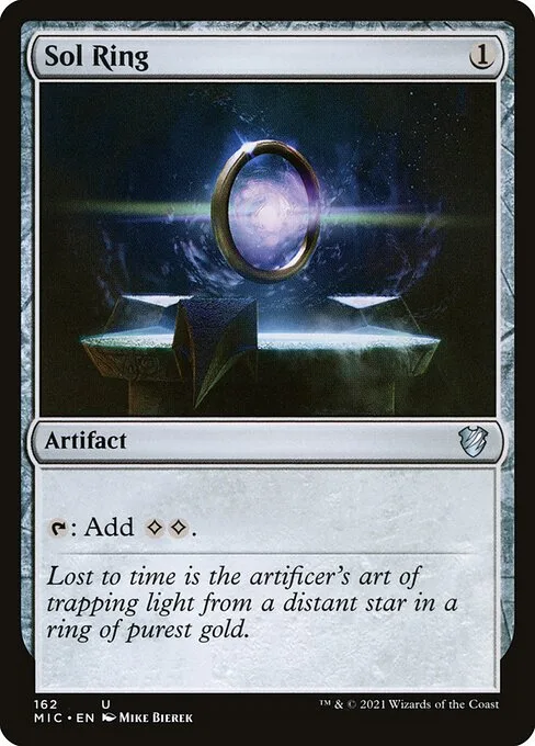 Sol Ring · Midnight Hunt Commander 162/187