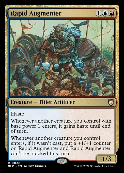 Rapid Augmenter · Bloomburrow Commander 38/356