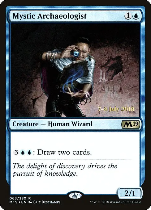 Mystic Archaeologist · Core Set 2019 Promos 63s/95